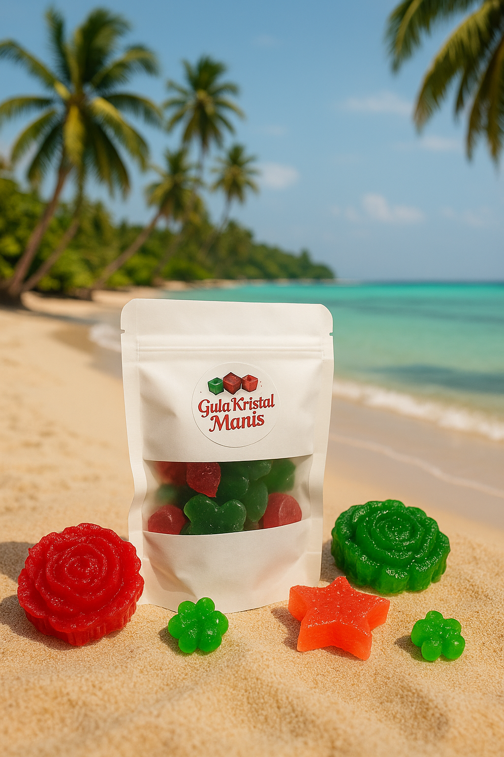 ChatGPT Image 15 sep 2025, 17_49_19 Gula Kristal Manis – 80 gram Mix van Dawet, Pandan, en Rozenstroop - Afbeelding 2