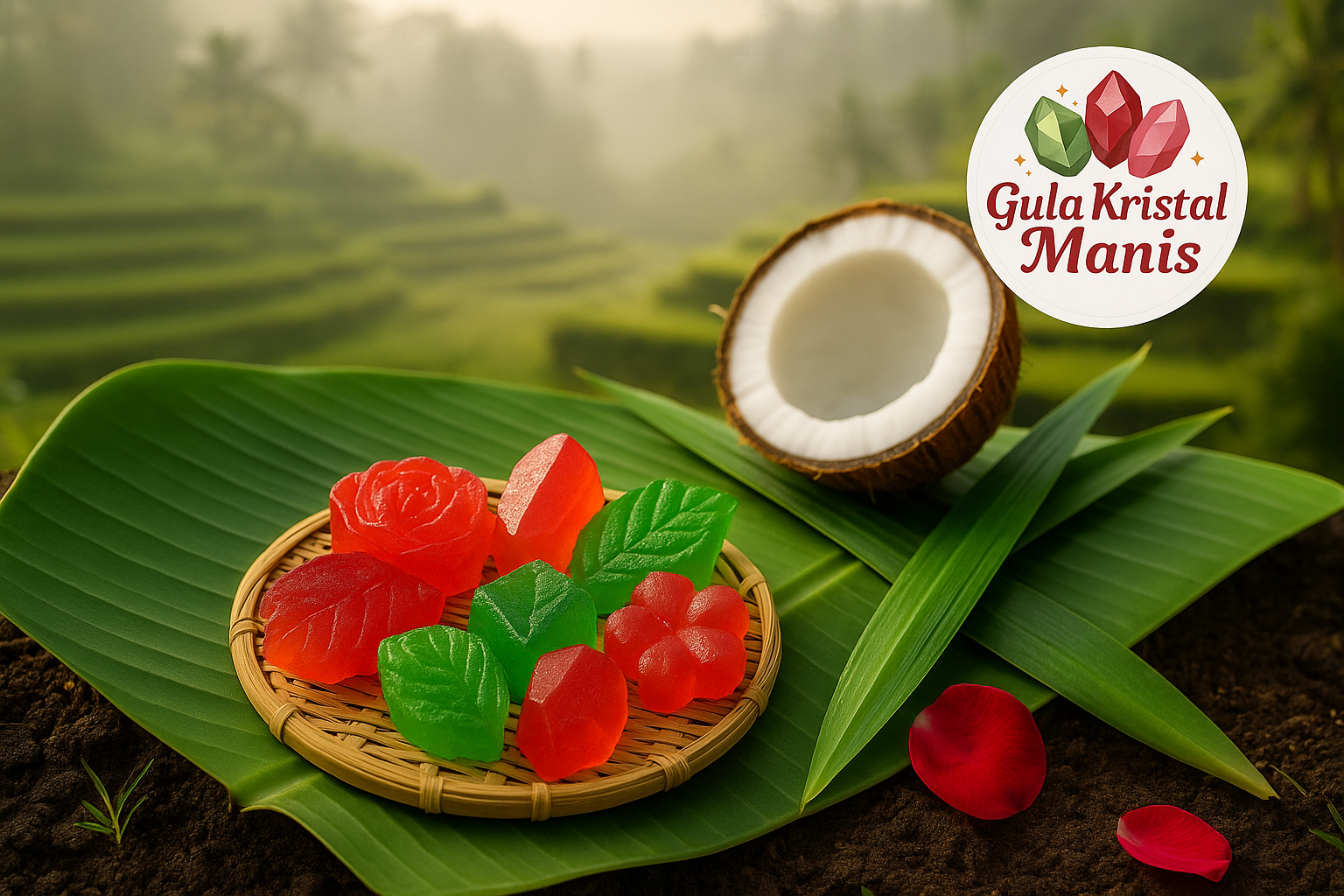 gkminsta1small Gula Kristal Manis – 80 gram Mix van Dawet, Pandan, en Rozenstroop - Afbeelding 4